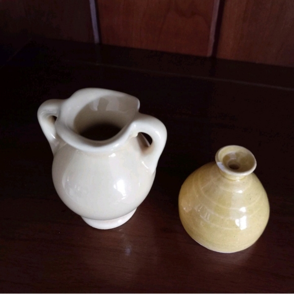 Handmade Multicolor Pottery Mini Vase Mixed Lot Mokiware Clay Ceramic - Picture 14 of 16